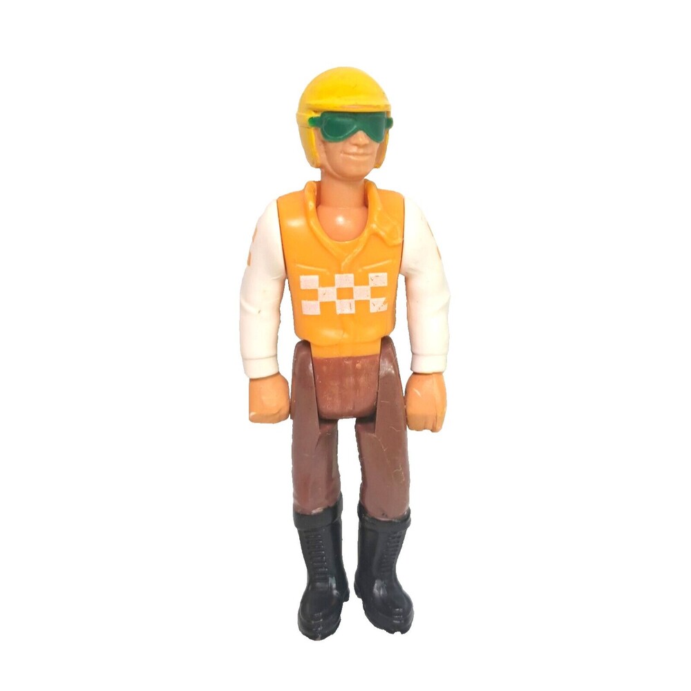 Vintage 1974 Fisher Price Adventure People Motorcycle Driver Action Figure Toy